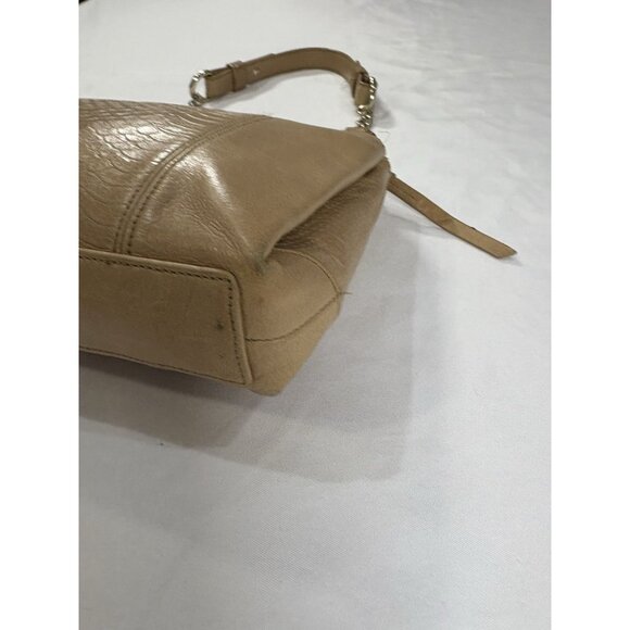 Cole Haan Women’s Tan Leather Chain Bonhuer Shoulder Bag - Picture 12 of 12